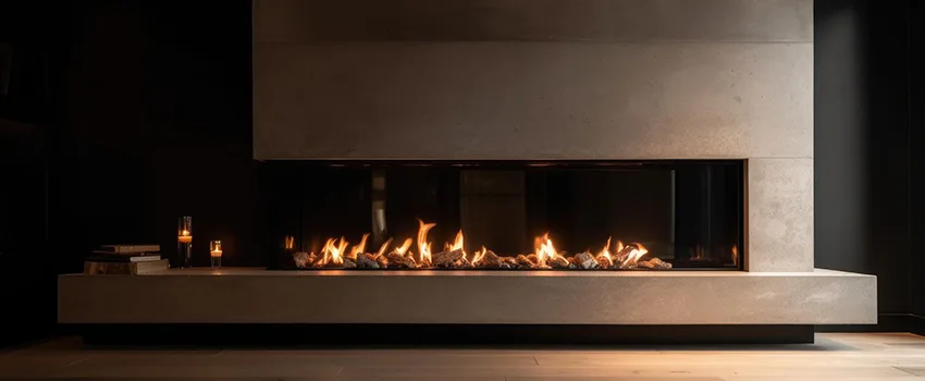 Gas Fireplace Ember Bed Design Services in Allendale, Michigan