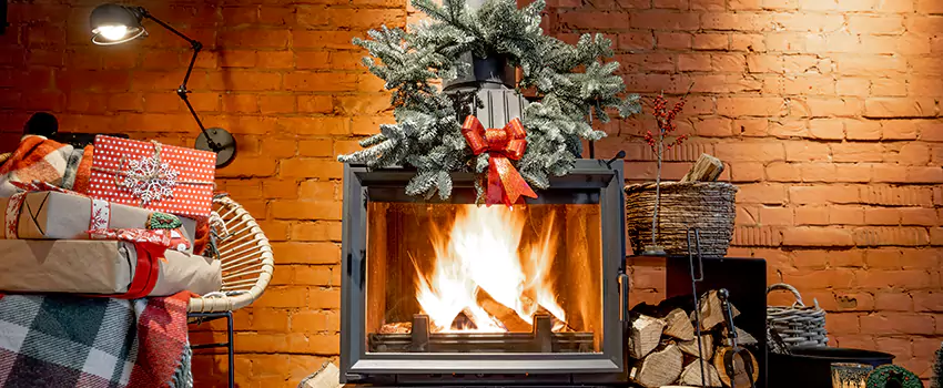 Travis Industries Linear Gas Fireplace Installation in Allendale, Michigan