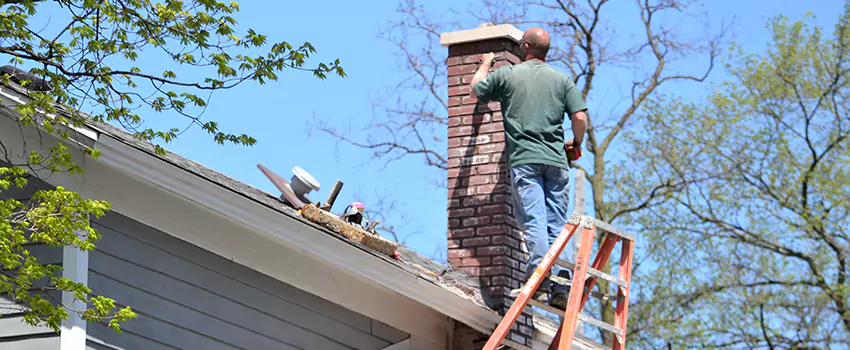 Vinyl and PVC Chimney Flashing Installation in Allendale, MI