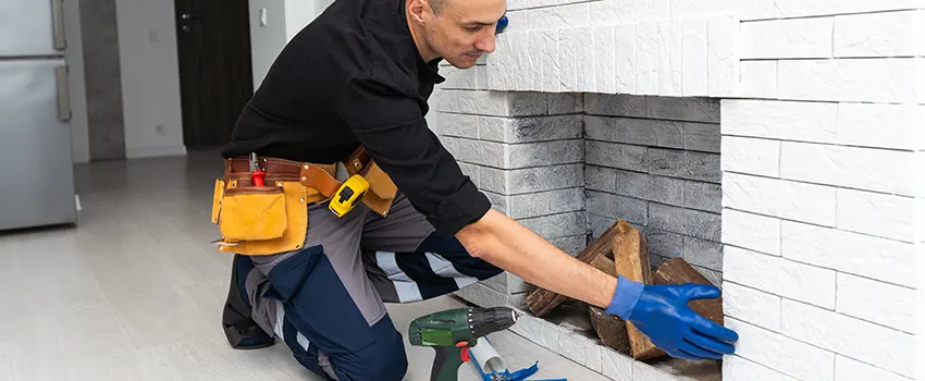 Fireplace Damaged Damper Frame Repair Services in Allendale, Michigan