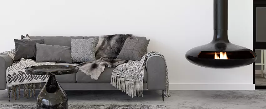 Circular Hanging Fireplace Installation Services in Allendale, MI