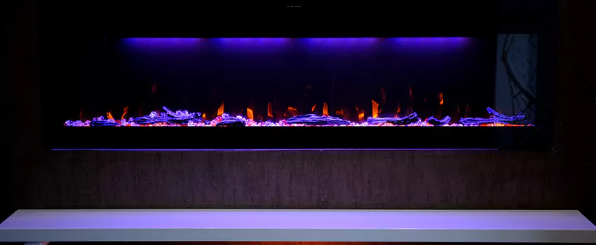 Dynamic Flame Color Fireplace Installation in Allendale, MI